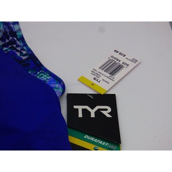 $49.99 TYR EMERALD LAKE 2 IN 1 TANKINI, Velvet/Turquois, XS (0/2) - Picture 7 of 11